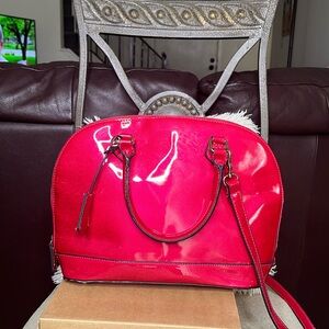 Fuchsia hobo bag
